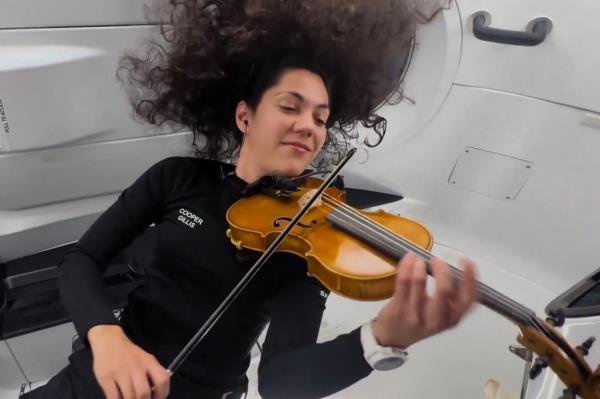 SpaceX engineer Sarah Gills played the first violin solo in space during the Polaris Dawn mission.