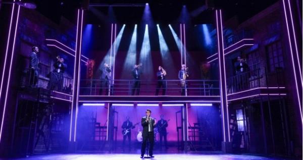 Nicholas Alexander as Frankie Valli in CCAE Theatricals production of "Jersey Boys." (CCAE Theatricals)