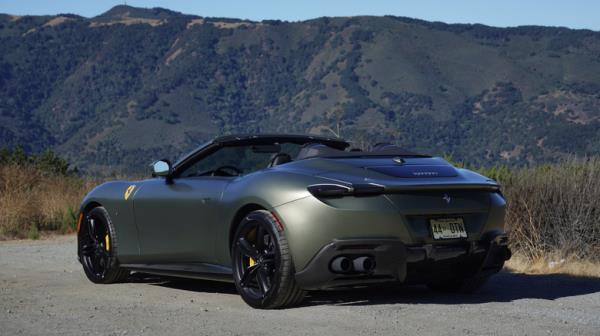 2024 Ferrari Roma Spider rear three-quarters in Carmel Valley