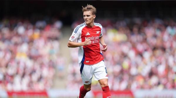 Arsenal star Martin Odegaard out for 'a while' with 'significant' ankle damage