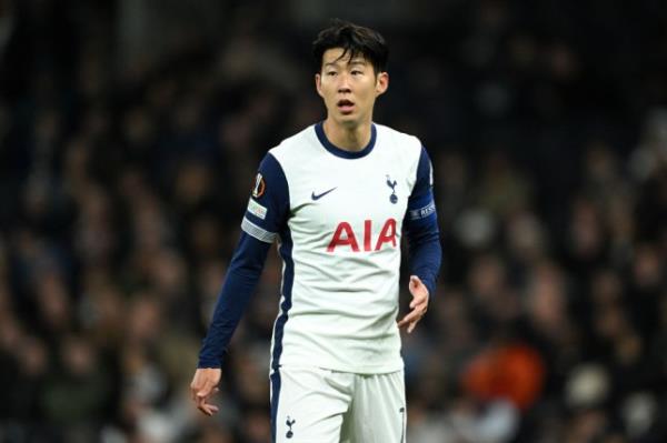 Son Heung-Min of Tottenham Hotspurduring the UEFA Europa League 2024/25 League Phase MD1 match between Tottenham Hotspur and Qarabag FK