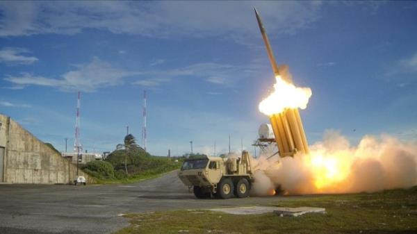 A Terminal High Altitude Area Defense (THAAD) interceptors is launched during a successful intercept test