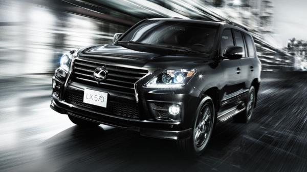 Black Lexus LX Supercharger press photo