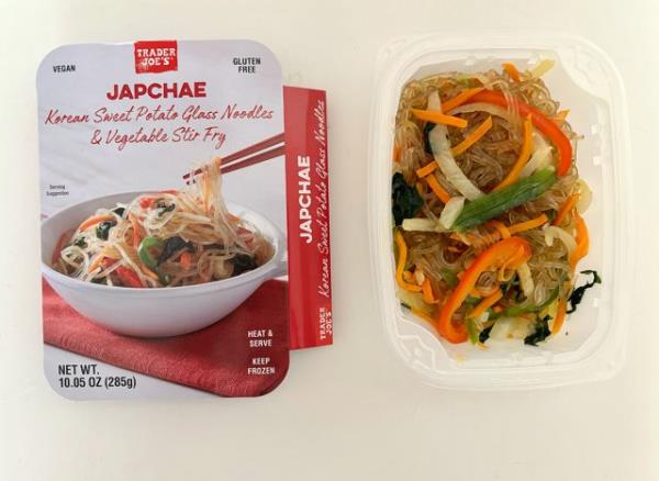 Japchae Korean Glass Noodles and Vegetable Stir Fry