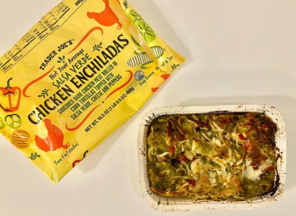 Salsa Verde Chicken Enchiladas