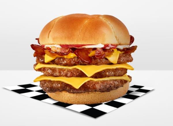 Checkers/Rally's Baco<em></em>nzilla Burger