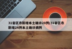 31省区市新增本土确诊28例/31省区市新增24例本土确诊病例