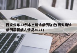 西安公布13例本土确诊病例轨迹(西安确诊病例最新病人情况2021)